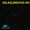 2SLAQ J002433.56+004518.1