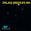 2SLAQ J002435.90-002004.3
