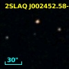 2SLAQ J002452.58-004456.1