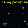 2SLAQ J002507.45-000816.7