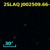 2SLAQ J002509.66-004030.9