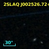2SLAQ J002526.72+000618.0