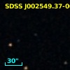 SDSS J002549.37-005420.5