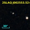 2SLAQ J002553.52+000153.6