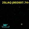 2SLAQ J002607.74+001023.5