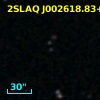 2SLAQ J002618.83+001100.9