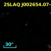 2SLAQ J002654.07-003910.5