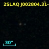 2SLAQ J002804.31-002524.6