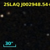 2SLAQ J002948.54+004447.5