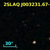 2SLAQ J003231.67-002740.3