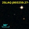 2SLAQ J003259.27-001317.9