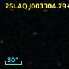 2SLAQ J003304.79+004338.2