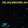 2SLAQ J003305.44+004059.0