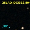 2SLAQ J003312.80+003434.9