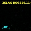 2SLAQ J003326.11+000741.6