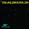2SLAQ J003354.28+002427.6