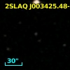 2SLAQ J003425.48-010858.9