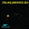 2SLAQ J003452.82+001351.9