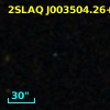 2SLAQ J003504.26+004815.6