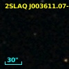 2SLAQ J003611.07-002430.8