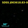 SDSS J003618.84-004629.8