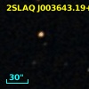 2SLAQ J003643.19+001815.1