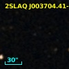 2SLAQ J003704.41-005434.6