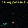 2SLAQ J003758.81+000625.3