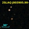2SLAQ J003905.90-000701.6