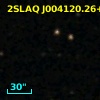 2SLAQ J004120.26+002611.1