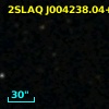 2SLAQ J004238.04+001026.9