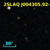 2SLAQ J004305.92-004637.6