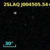 2SLAQ J004505.54+003142.7