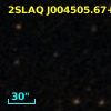 2SLAQ J004505.67+002528.1