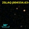 2SLAQ J004554.63+001111.8