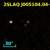 2SLAQ J005104.04-000454.8