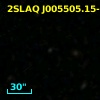2SLAQ J005505.15-003708.4