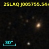 2SLAQ J005755.54+002551.2