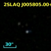 2SLAQ J005805.00+000919.5