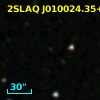 2SLAQ J010024.35+002514.5