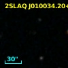 2SLAQ J010034.20+004328.8