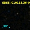SDSS J010113.36-002948.3