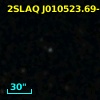 2SLAQ J010523.69-002538.9