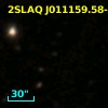 2SLAQ J011159.58-001614.2