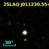 2SLAQ J011230.55+001441.5