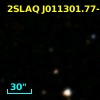 2SLAQ J011301.77-010009.0