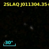 2SLAQ J011304.35+003501.6