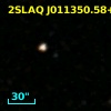 2SLAQ J011350.58+000121.5