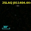 2SLAQ J011404.44+001750.7