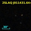 2SLAQ J011431.64+000450.6